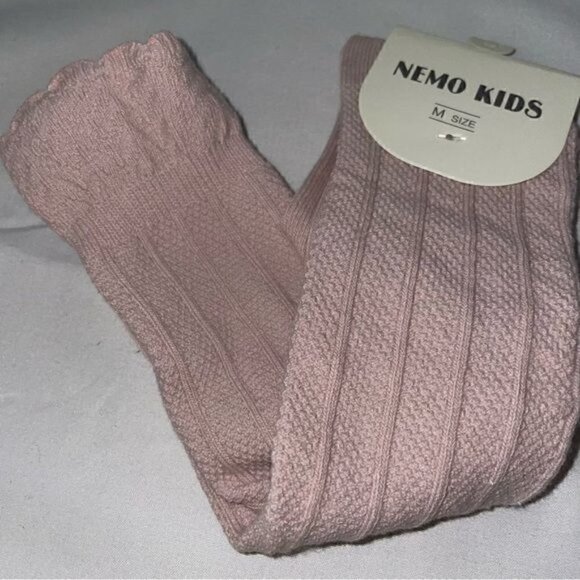 Nemo Kids Socks Toddler Knee High Boot Ribbed Knit Tights Socks Uniform Pull on - Picture 4 of 7
